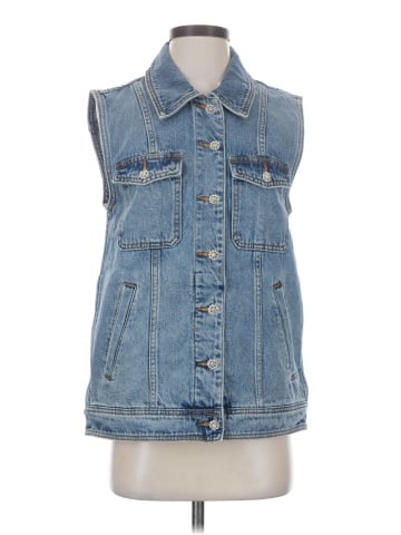 Amanda Uprichard Denim Vest (view 1)
