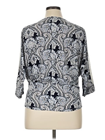 Roz & Ali 3/4 Sleeve Blouse (view 2)