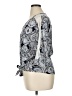 Roz & Ali Blue 3/4 Sleeve Blouse Size XL - photo 5