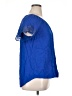 89th & Madison 100% Rayon Blue Short Sleeve Blouse Size 1X - photo 4