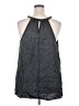 Torrid 100% Viscose Gray Sleeveless Blouse Size 3X Plus (3) - photo 2