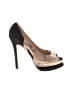 Alexandre Birman Animal Print Black Heels Size 8 - photo 1