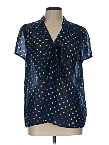 Daisy Fuentes Short Sleeve Blouse (view 1)