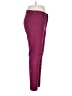 Talbots Color Block Burgundy Jeggings Size 12 - photo 4