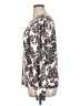 Tahari Silver Long Sleeve Blouse Size XL - photo 5