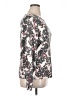 Tahari Silver Long Sleeve Blouse Size XL - photo 4