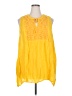 Torrid 100% Rayon Yellow Sleeveless Blouse Size 4X Plus (4) - photo 1