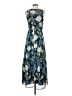 Merona 100% Polyester Floral Blue Cocktail Dress Size XS - photo 2