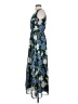 Merona 100% Polyester Floral Blue Cocktail Dress Size XS - photo 5