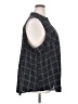 Torrid 100% Polyester Plaid Black Sleeveless Blouse Size 4X Plus (4) - photo 4