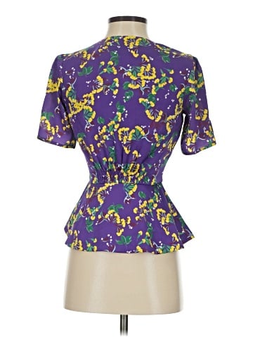 Saloni Short Sleeve Blouse (view 2)