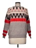 Renee C. Chevron-herringbone Gray Pullover Sweater Size M - photo 1