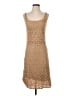 Laundry by Shelli Segal 100% Polyester Tan Cocktail Dress Size S - photo 1