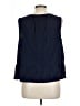 Gap Blue Sleeveless Blouse Size L - photo 2