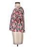 Ella Moss Pink Short Sleeve Blouse Size XS - photo 5