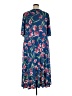 Leota Tropical Blue Casual Dress Size 3X - photo 2