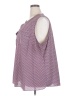Worthington 100% Polyester Purple Sleeveless Blouse Size 3X - photo 5
