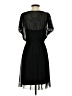 Pieces Solid Black Cocktail Dress Size S - photo 2