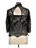 Coast 100% Polyamide Black 3/4 Sleeve Blouse Size 14 - photo 2
