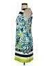 Eliza J Print Blue Casual Dress Size 2 - photo 5