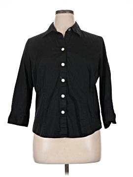 Van Heusen 3/4 Sleeve Button Down Shirt