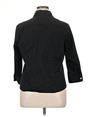 Van Heusen 3/4 Sleeve Button-Down Shirt (view 2)