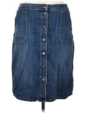 Liz Claiborne Denim Skirt (view 1)