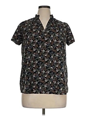 Monday Fun Short Sleeve Blouse (view 1)