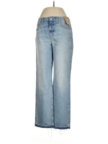 Madewell The Curvy '90s Straight Mid-Rise Jean in Barbosa Wash (view 1)