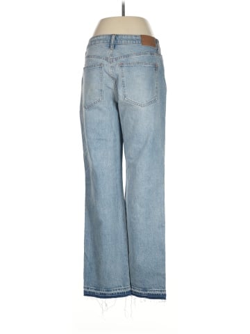 Madewell The Curvy '90s Straight Mid-Rise Jean in Barbosa Wash (view 2)