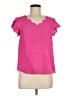 Mine Pink Short Sleeve Top Size M - photo 1