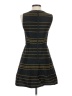 Alice + Olivia Stripes Black Casual Dress Size 4 - photo 2