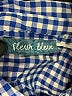 fleur bleue 100% Cotton Checkered-gingham Blue Long Sleeve Button-Down Shirt Size S - photo 7