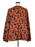 Bobeau Orange Long Sleeve Blouse Size 3X - photo 2