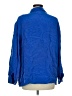 Preston & York Blue 3/4 Sleeve Button-Down Shirt Size M - photo 2