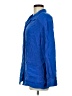 Preston & York Blue 3/4 Sleeve Button-Down Shirt Size M - photo 5