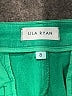 Lila Ryan Chevron-herringbone Green Shorts Size 8 - photo 3