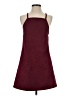 Abbeline Solid Burgundy Casual Dress Size S - photo 1