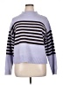 Ann Taylor Stripes Purple Pullover Sweater Size XL - photo 1