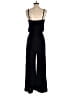 Eight Sixty 100% Polyester Solid Black Jumpsuit Size S - photo 2