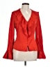 Metrostyle 100% Polyester Red 3/4 Sleeve Blouse Size 10 - photo 1