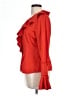 Metrostyle 100% Polyester Red 3/4 Sleeve Blouse Size 10 - photo 5