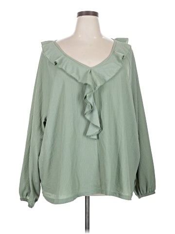 Ellos Long Sleeve Blouse (view 1)