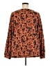 Bobeau Orange Long Sleeve Blouse Size 2X - photo 2