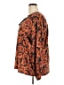 Bobeau Orange Long Sleeve Blouse Size 2X - photo 5