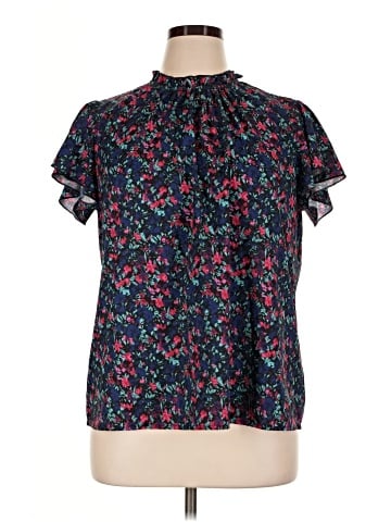 SimpleFun Short Sleeve Blouse (view 1)