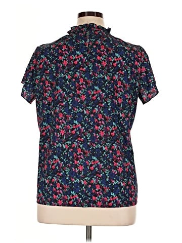 SimpleFun Short Sleeve Blouse (view 2)