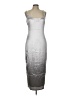 Fab'rik Metallic Silver Cocktail Dress Size L - photo 1