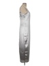 Fab'rik Metallic Silver Cocktail Dress Size L - photo 4