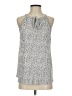 Adrianna Papell Silver Sleeveless Blouse Size S - photo 1